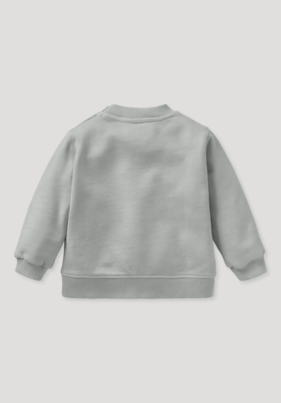 hessnatur Sweatshirt GARMENT DYE aus reiner Bio-Baumwolle von nebelgrau New