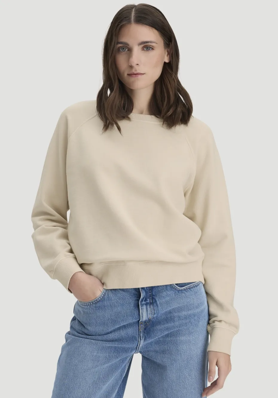 hessnatur Sweatshirt Oversize aus Bio-Baumwolle von düne Clearance