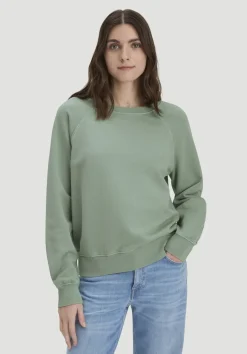 hessnatur Sweatshirt Oversize aus Bio-Baumwolle von mattgrün Hot