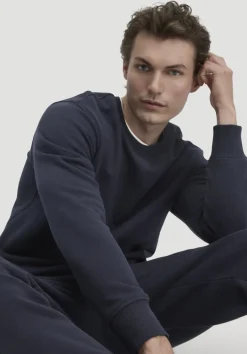 hessnatur Sweatshirt Regular aus reiner Bio-Baumwolle von marine Hot