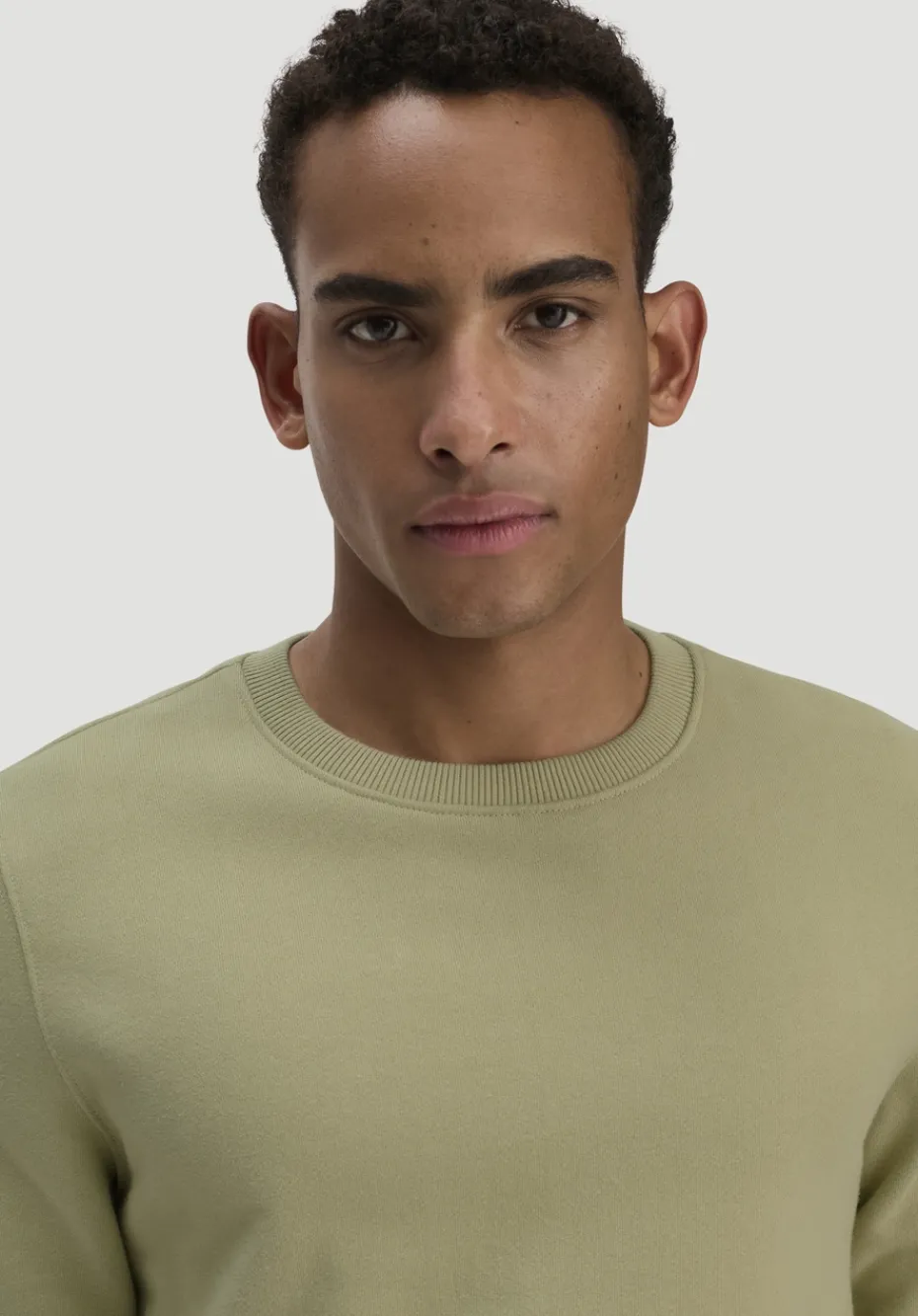 hessnatur Sweatshirt Regular BETTERRECYCLING aus reiner Bio-Baumwolle von pastellmoos Discount