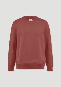 hessnatur Sweatshirt Regular BETTERRECYCLING aus reiner Bio-Baumwolle von terrakotta