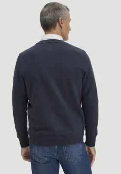hessnatur Sweatshirt Regular BETTERRECYCLING aus reiner Bio-Baumwolle von marine Discount