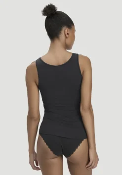 hessnatur Tank Top PURE SENSE LACE aus TENCEL™ Modal von schwarz