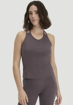 hessnatur Top Fitted ACTIVE COMFORT aus Bio-Baumwolle von mauvebraun Best