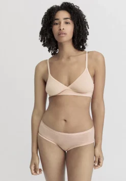 hessnatur Triangel BH bügellos PURE SENSE aus TENCEL™ Modal von puder Hot
