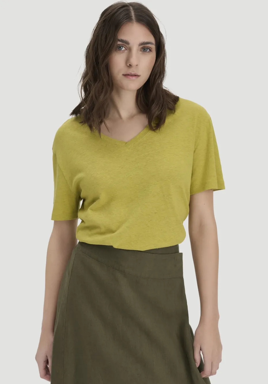 hessnatur T-Shirt Oversize aus Leinen und Bio-Baumwolle von sommermoos New