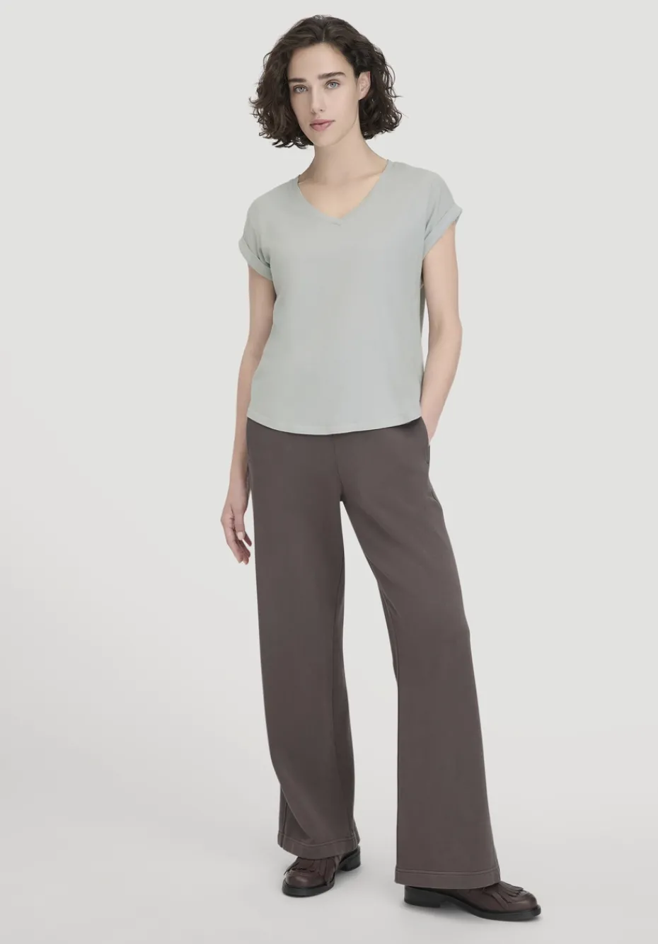 hessnatur T-Shirt Oversize aus reiner Bio-Baumwolle von nebelgrau Discount