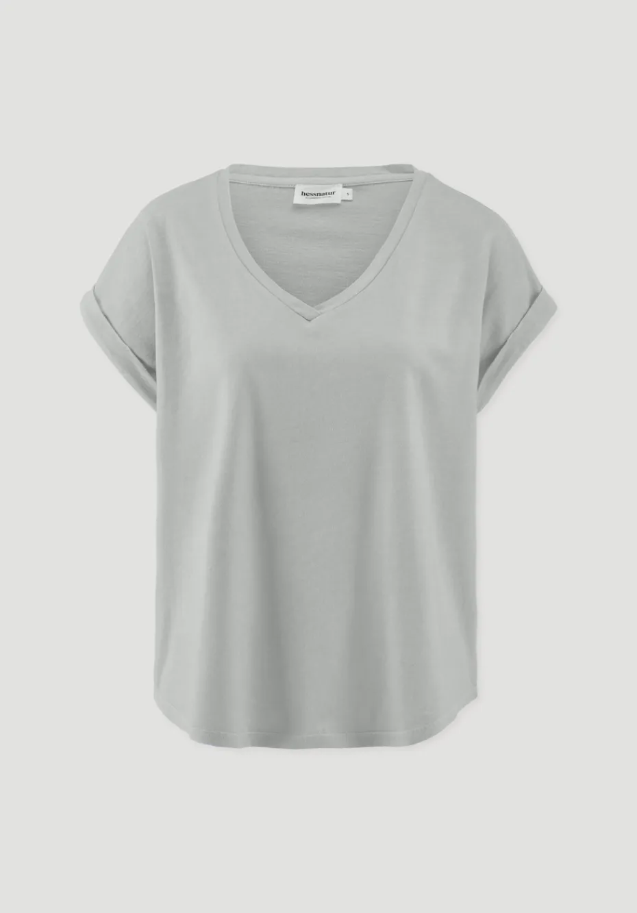 hessnatur T-Shirt Oversize aus reiner Bio-Baumwolle von nebelgrau Discount