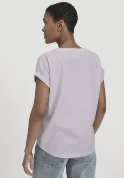 hessnatur T-Shirt Oversize aus reiner Bio-Baumwolle von pastell lavendel Hot