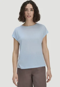 hessnatur T-Shirt Oversize aus TENCEL™ Lyocell mit Bio-Baumwolle von perlblau Discount