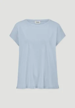 hessnatur T-Shirt Oversize aus TENCEL™ Lyocell mit Bio-Baumwolle von perlblau Discount