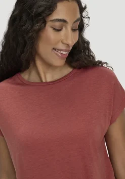 hessnatur T-Shirt Oversize aus TENCEL™ Lyocell mit Bio-Baumwolle von terrakotta Discount