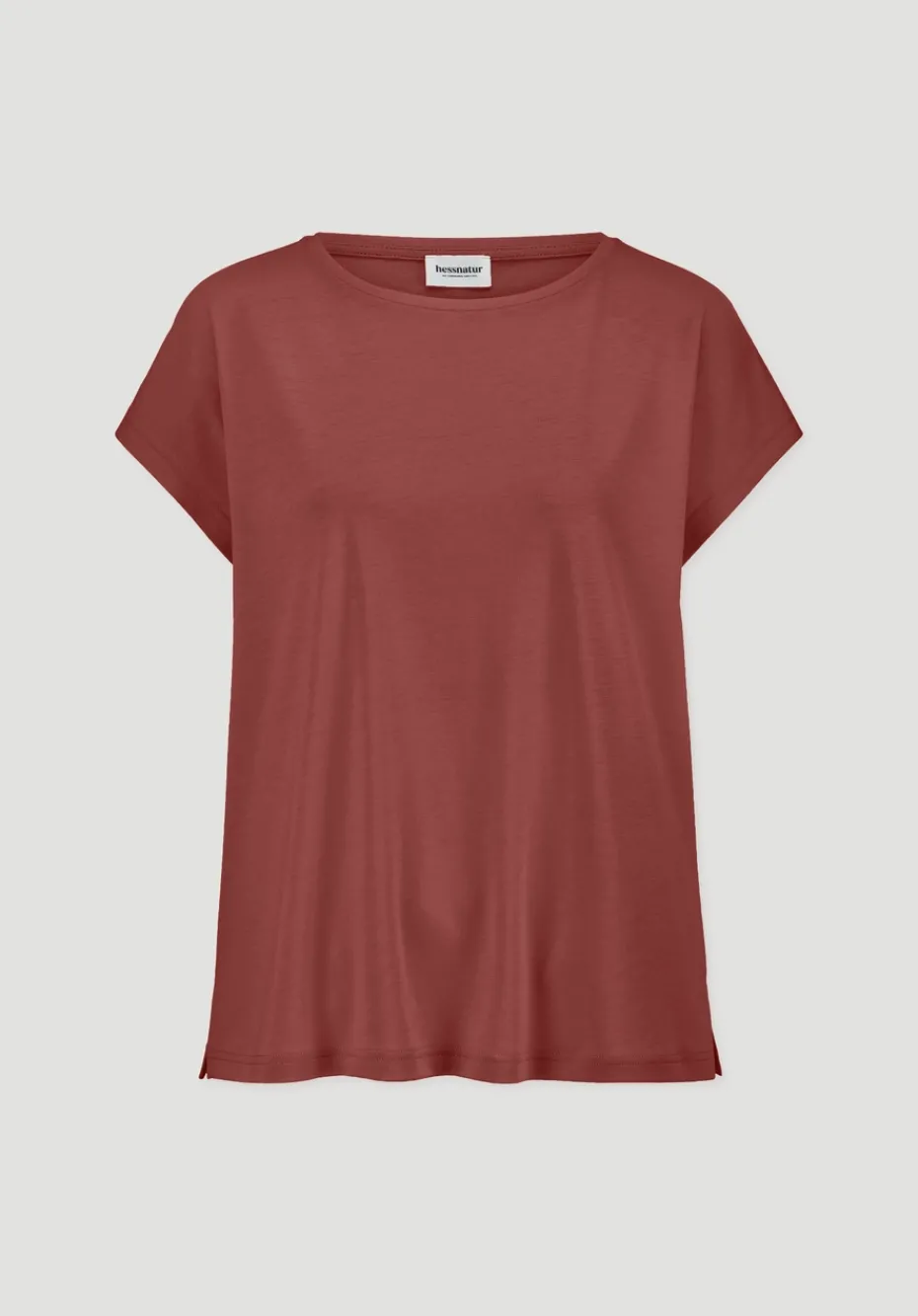 hessnatur T-Shirt Oversize aus TENCEL™ Lyocell mit Bio-Baumwolle von terrakotta Discount