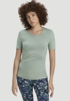 hessnatur T-Shirt PURE FLOW aus TENCEL™ Modal von mattgrün Discount