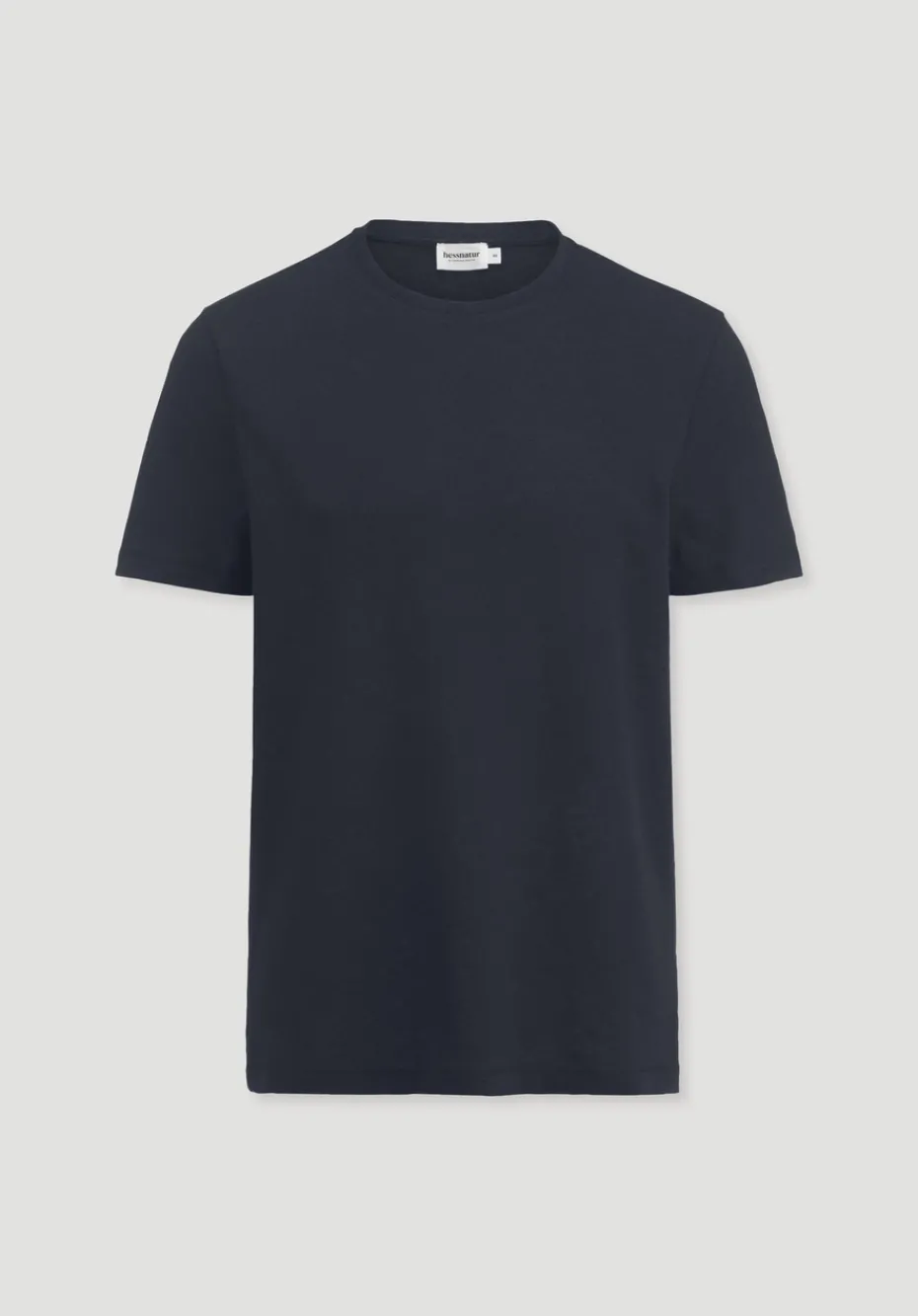 hessnatur T-Shirt Regular aus Leinen und Bio-Baumwolle von marine