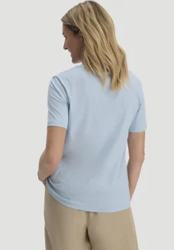 hessnatur T-Shirt Regular aus Regenerative Organic Cotton (ROC) von perlblau Hot