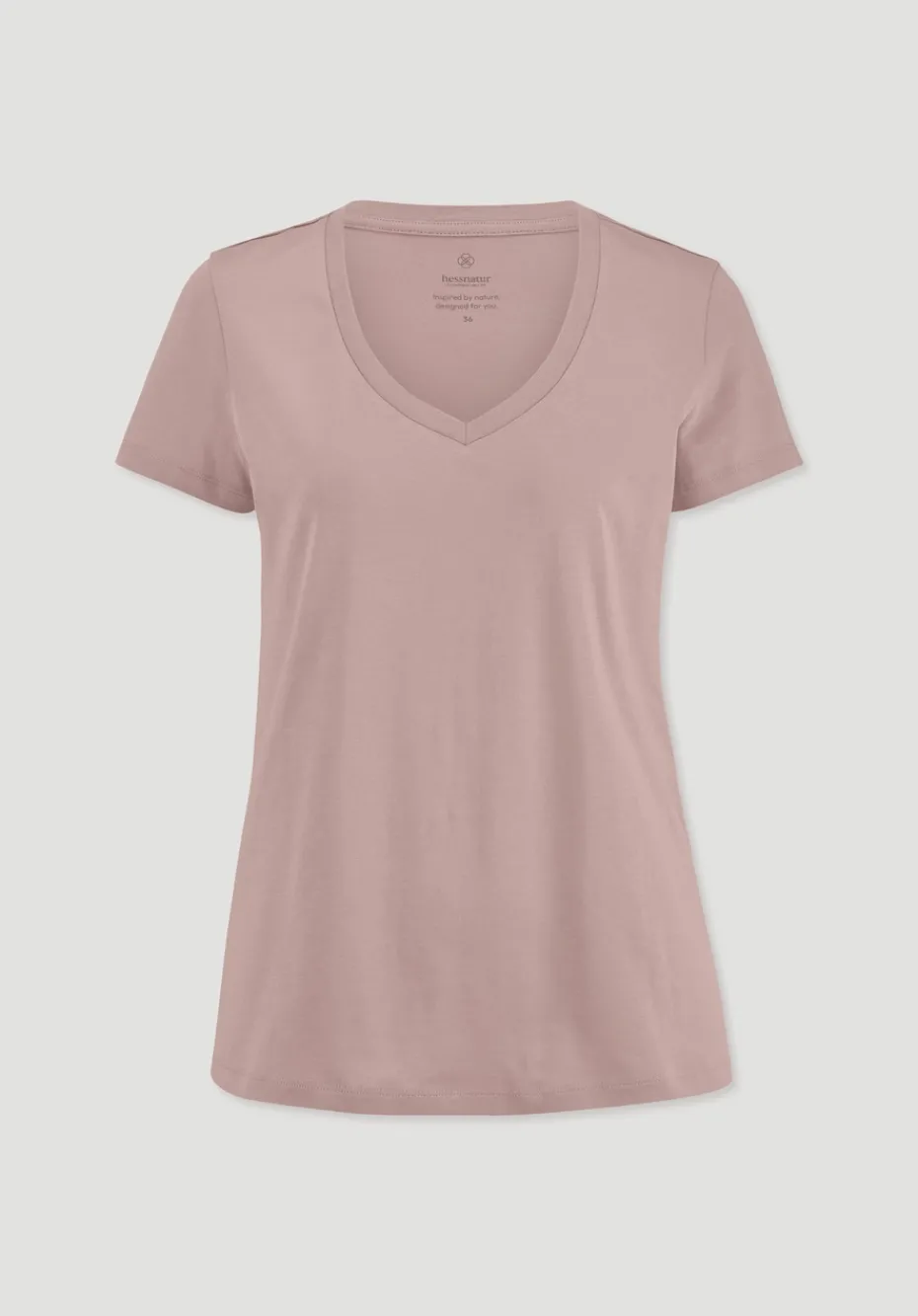 hessnatur T-Shirt Regular aus Regenerative Organic Cotton (ROC) von rosé