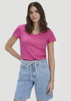 hessnatur T-Shirt Regular aus Regenerative Organic Cotton (ROC) von fuchsia