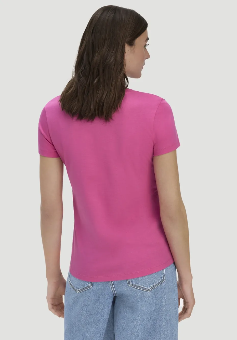 hessnatur T-Shirt Regular aus Regenerative Organic Cotton (ROC) von fuchsia
