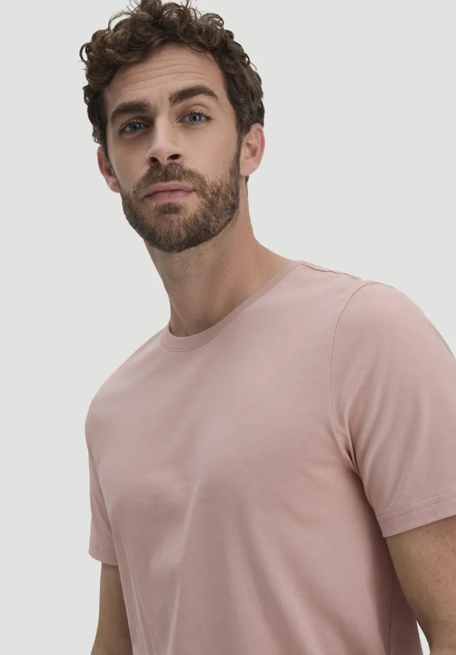hessnatur T-Shirt Regular aus Regenerative Organic Cotton (ROC) von rosé Hot