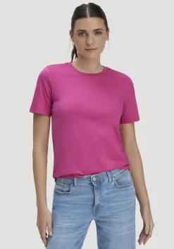 hessnatur T-Shirt Regular aus Regenerative Organic Cotton (ROC) von fuchsia Best