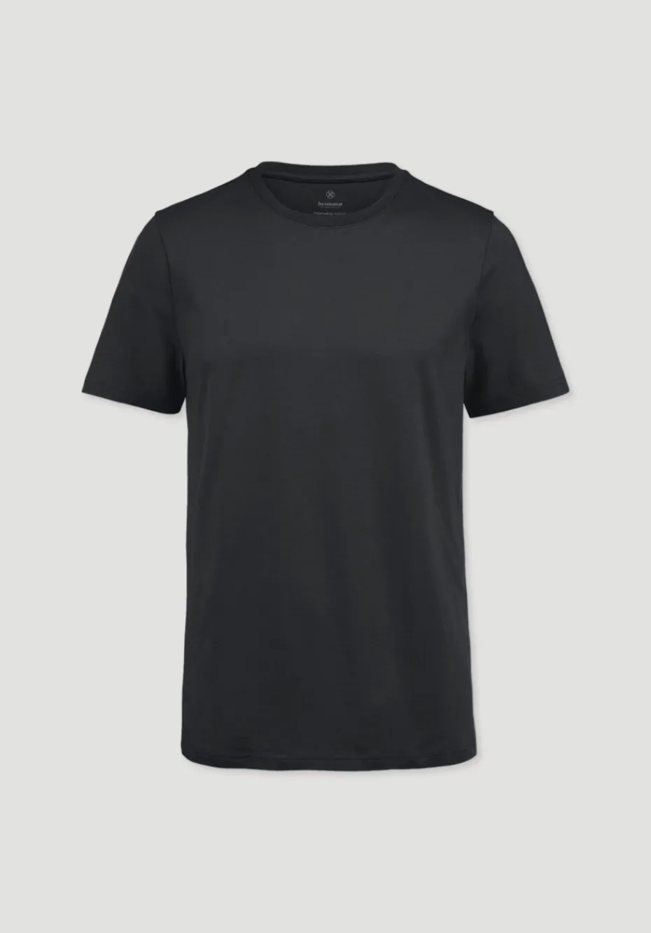 hessnatur T-Shirt Regular aus Regenerative Organic Cotton (ROC) von schwarz Clearance