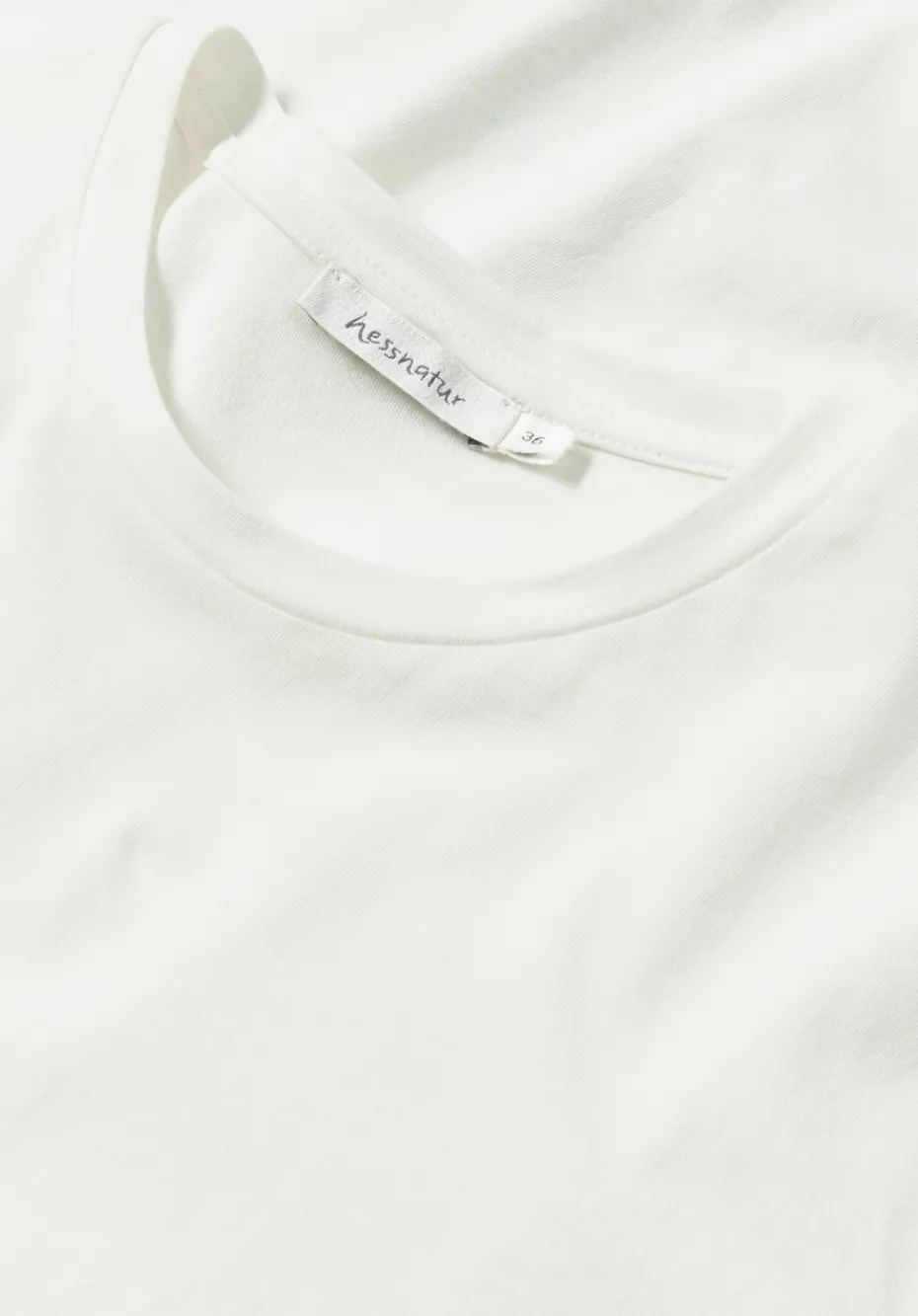 hessnatur T-Shirt Regular aus reiner Bio-Baumwolle von naturweiss Online