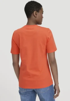 hessnatur T-Shirt Regular aus reiner Bio-Baumwolle von feuerorange Clearance