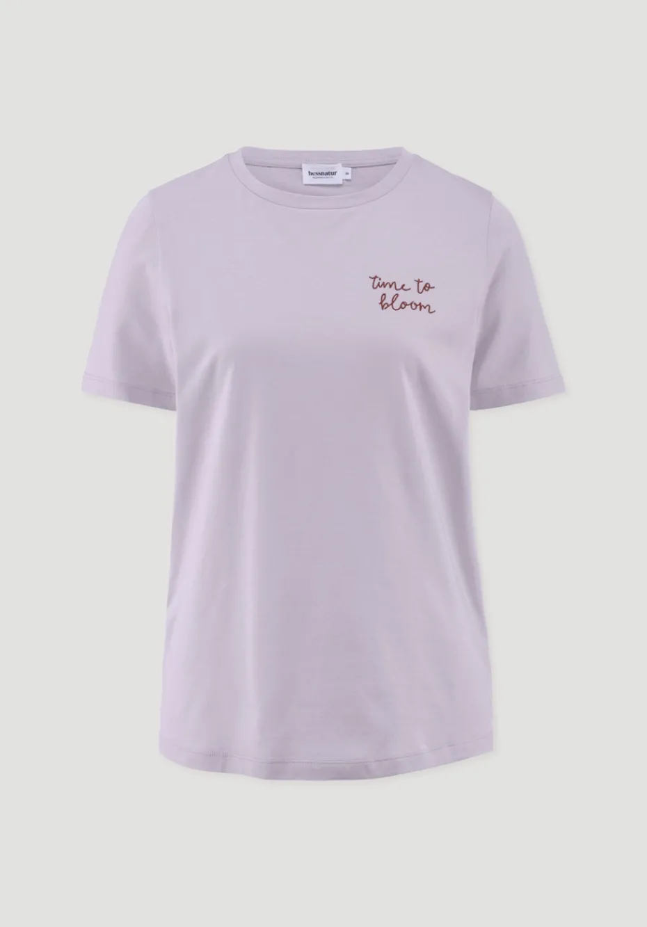 hessnatur T-Shirt Relaxed aus einer Bio-Baumwolle von pastell lavendel Online