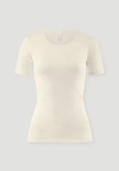 hessnatur T-Shirt SILK & WARM TOUCH mit Bio-Merinowolle und Seide von natur New