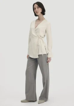 hessnatur Wickelbluse Regular aus TENCEL™ Lyocell von cocos Discount
