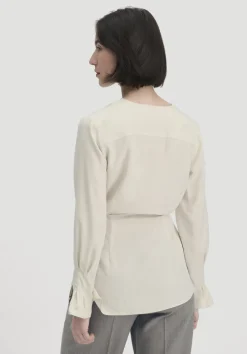 hessnatur Wickelbluse Regular aus TENCEL™ Lyocell von cocos Discount