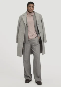 hessnatur Wollblazer Regular aus reiner Bio-Merinowolle von taupe Clearance