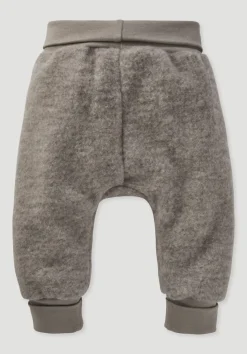 hessnatur Wollfleece Hose aus reiner Bio-Merinowolle von greige Hot