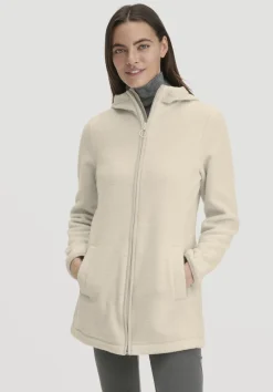 hessnatur Wollfleece Kapuzen-Jacke Regular aus Bio-Merinowolle und Bio-Baumwolle von cocos Sale