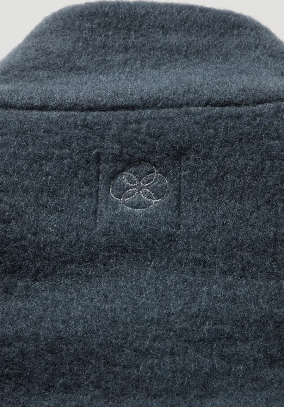 hessnatur Wollfleece Mantel Regular aus reiner Bio-Merinowolle von dunkles petrol Sale