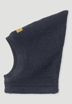hessnatur Wollfleece Mütze aus reiner Bio-Merinowolle von marine