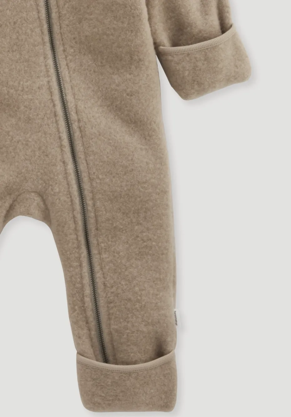 hessnatur Wollfleece Overall aus reiner Bio-Merinowolle von sand Best
