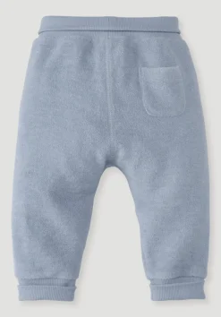 hessnatur Wollfrottee Hose aus reiner Bio-Merinowolle von helles jeansblau Hot
