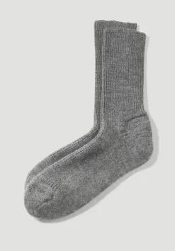hessnatur Wollsocke aus reiner Bio-Merinowolle von grau Online