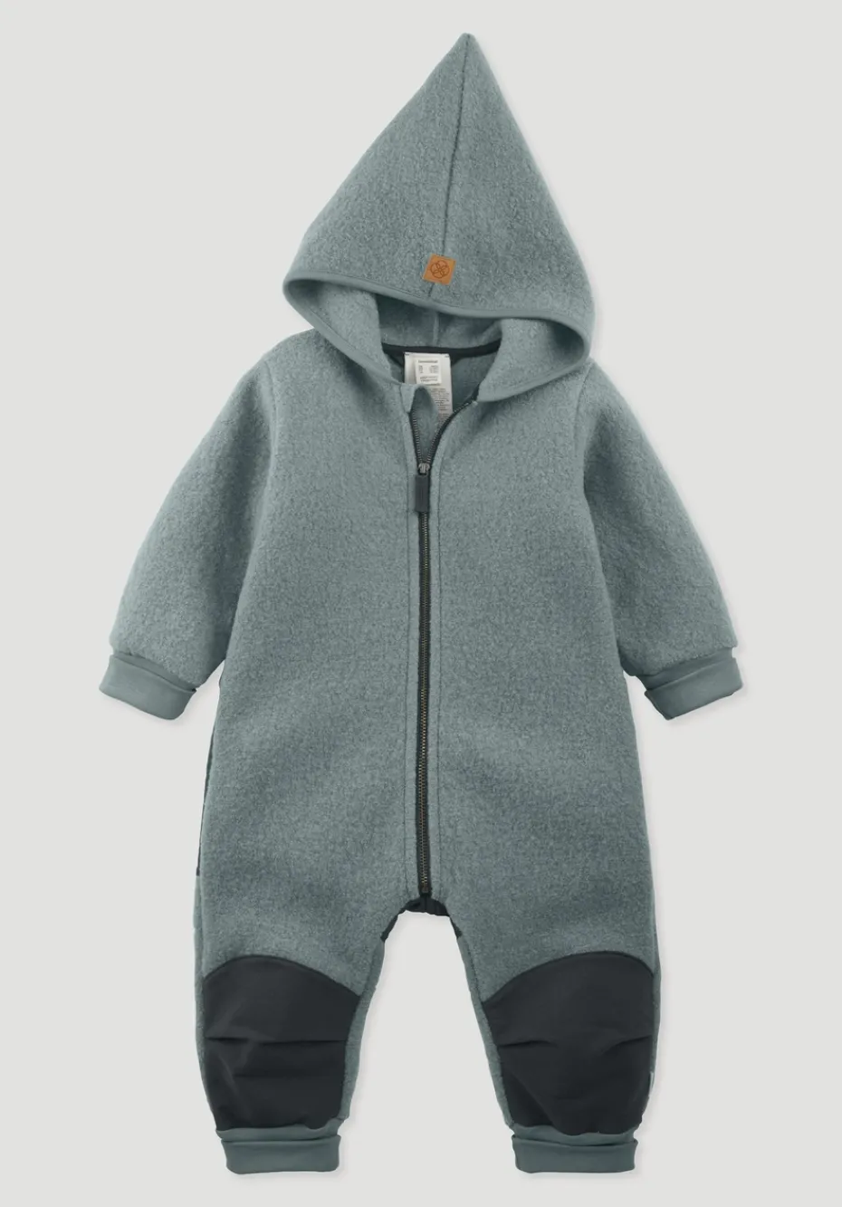 hessnatur Wollwalk Overall aus Bio-Merinowolle mit Softshell von atlantikblau Hot