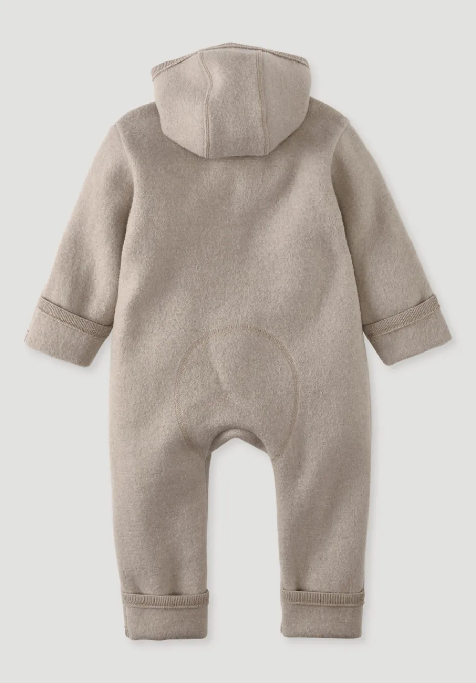 hessnatur Wollwalk Overall aus reiner Bio-Merinowolle von sand New