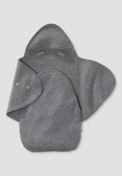 hessnatur Wollwalk Schlafsack aus reiner Bio-Merinowolle von grau Sale